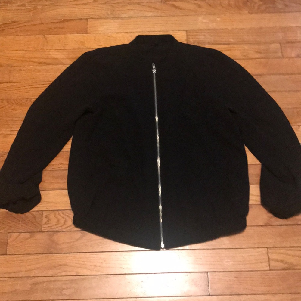 Polyester zip-up jacket